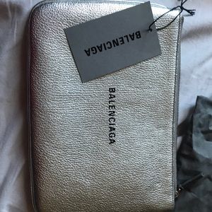 Balenciaga makeup bag/ clutch